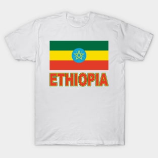 The Pride of Ethiopia - Ethiopian Flag Design T-Shirt